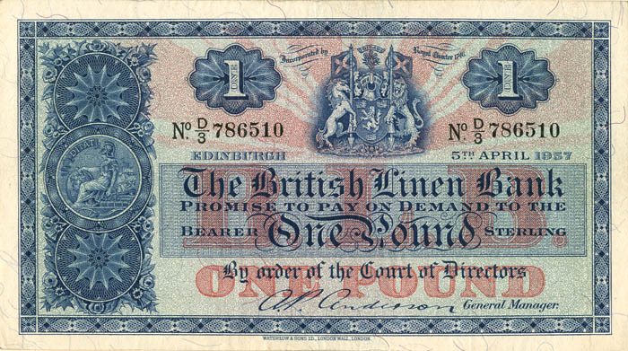 Scotland P-157d - Foreign Paper Money
